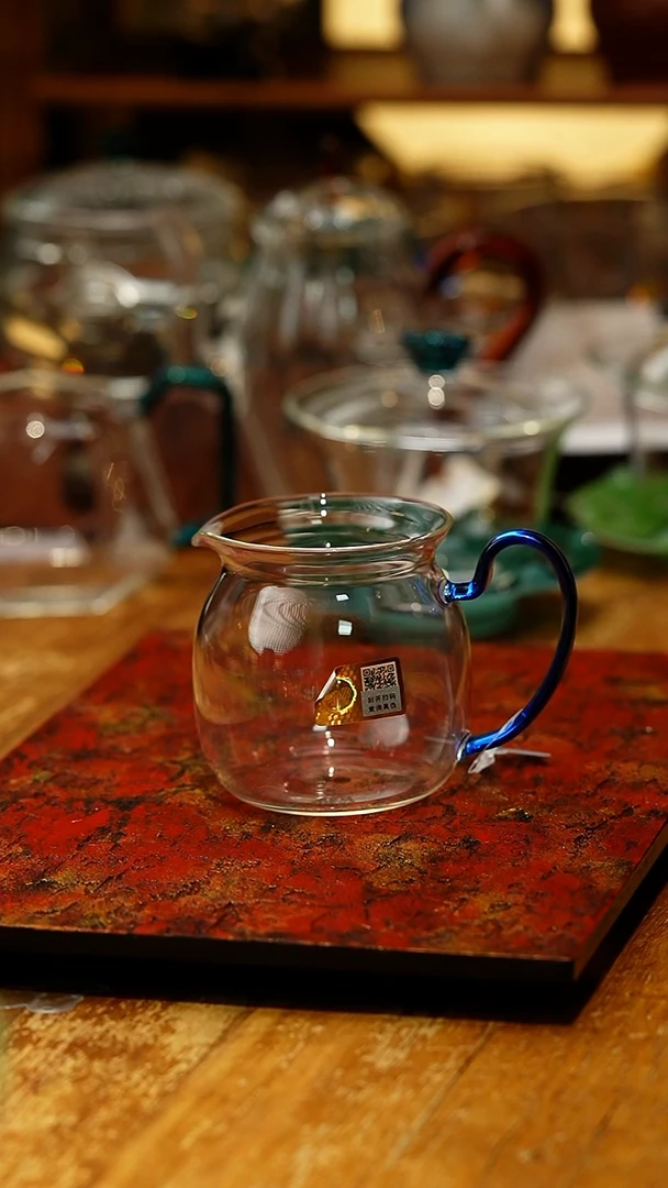 【闪购商品】禾器/晶彩美满茶海/浅蓝色/定制款