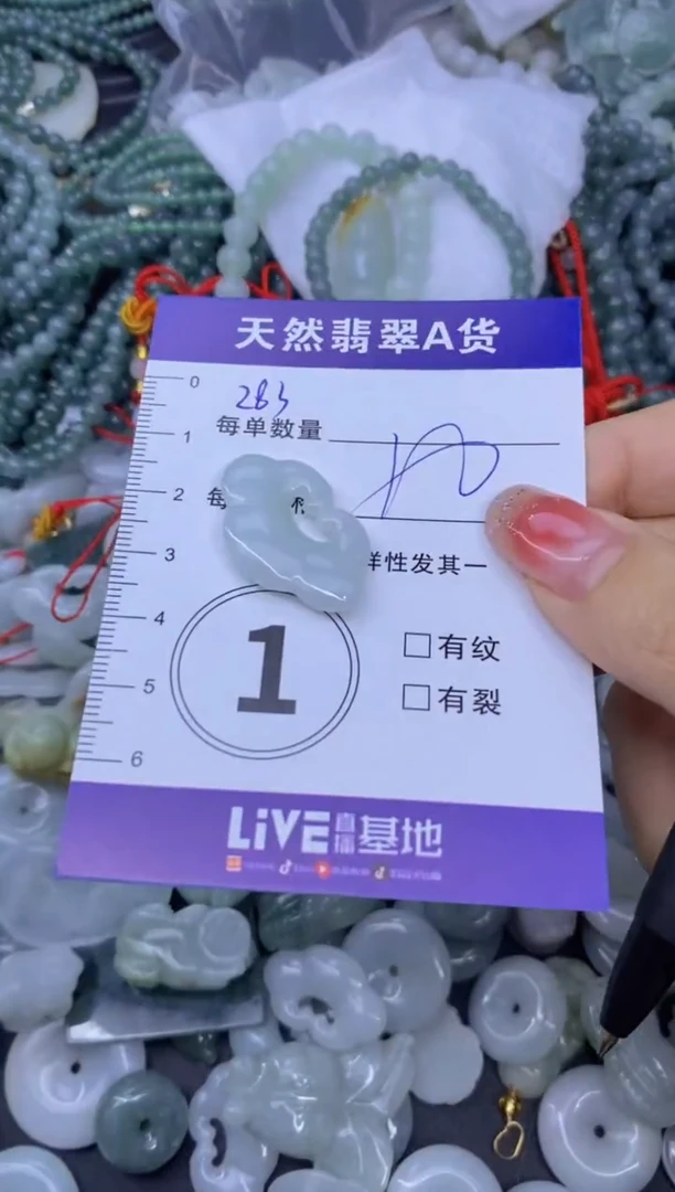 颈饰未镶嵌翡翠天然翡翠A货批量多样性发一件