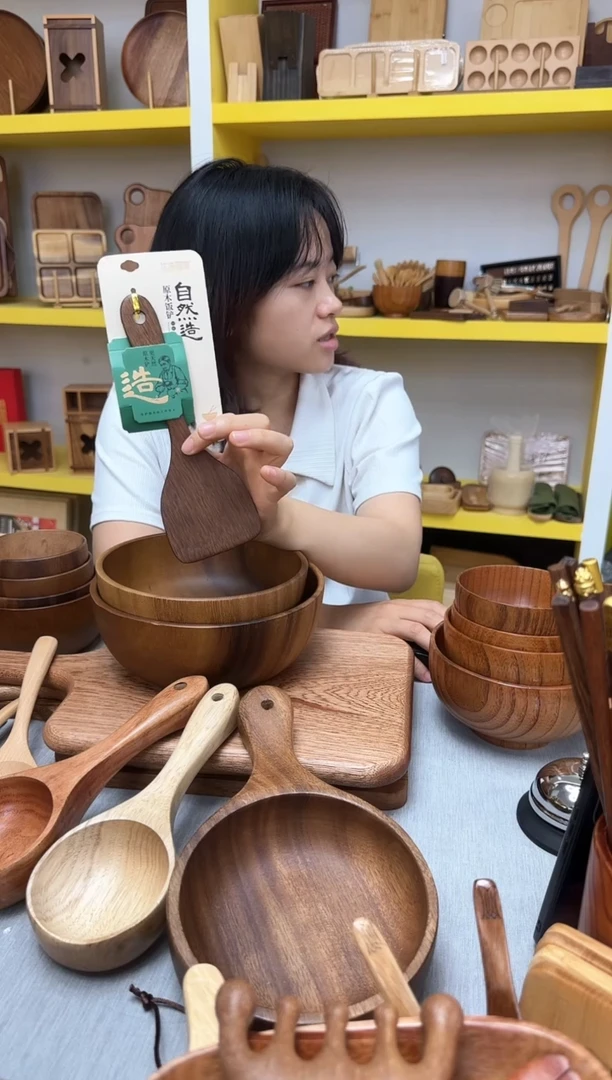 鸡翅木饭铲方形20*8