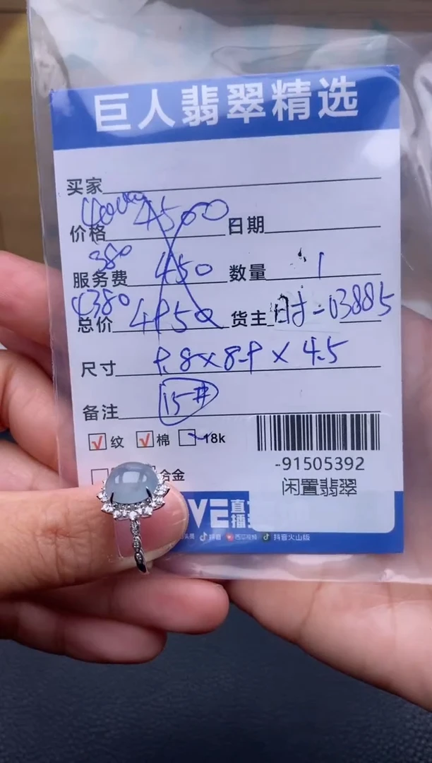 颈饰18K金镶嵌翡翠家***宝-91505392