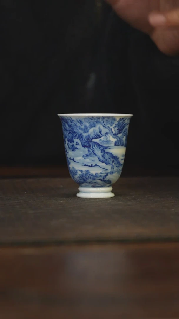 瓷片柴窑青花破价福利