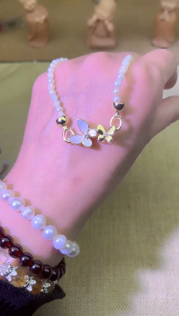 【闪购商品】淡水珍珠颈饰未镶嵌多样性发拍一发一