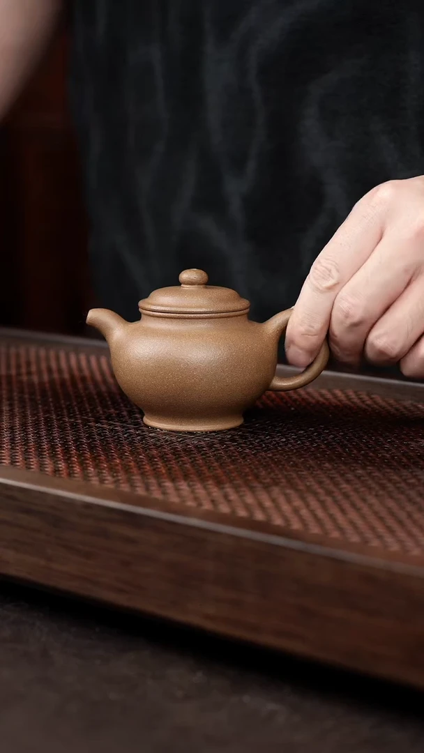 茶壶紫砂芝麻绿掇只