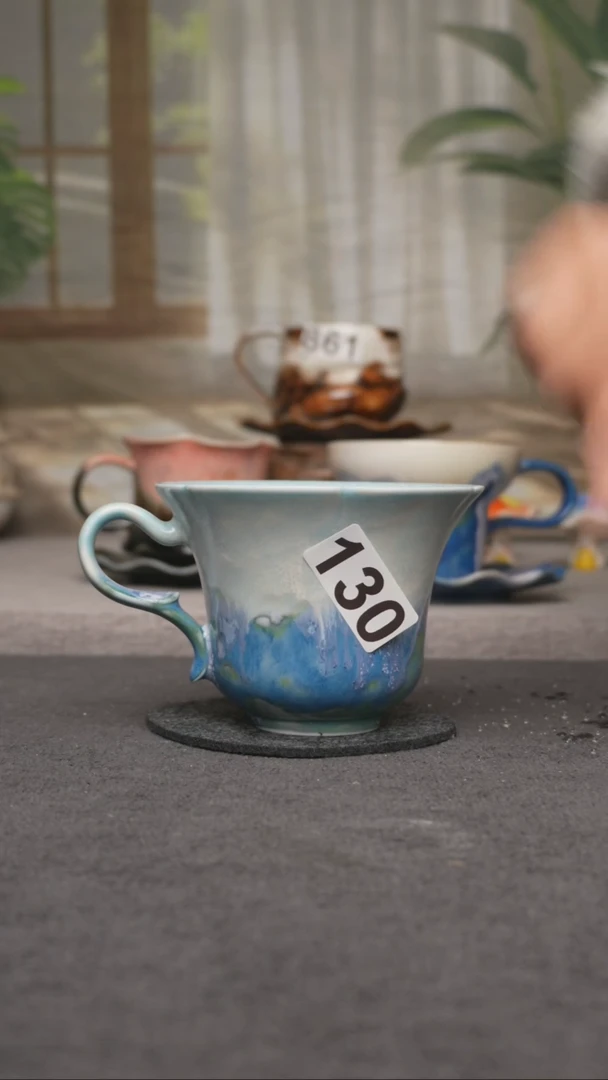 杯子瓷130景德镇手工手创杯子