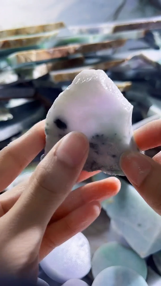 翡翠裸石缅甸翡翠A货陈6094