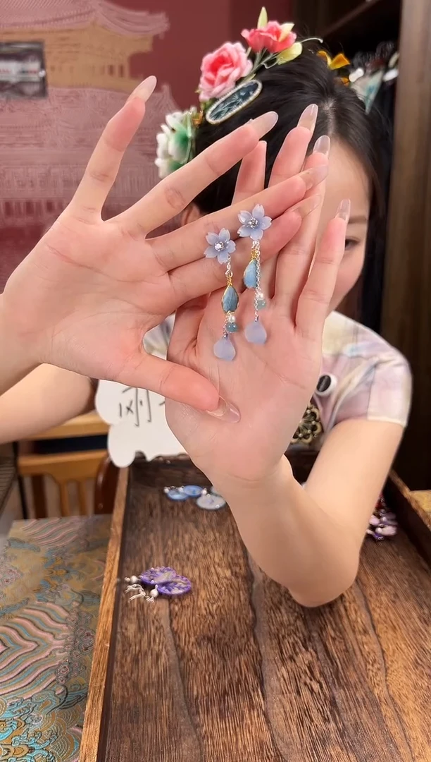 刺绣苏绣世家非遗手工（耳环）