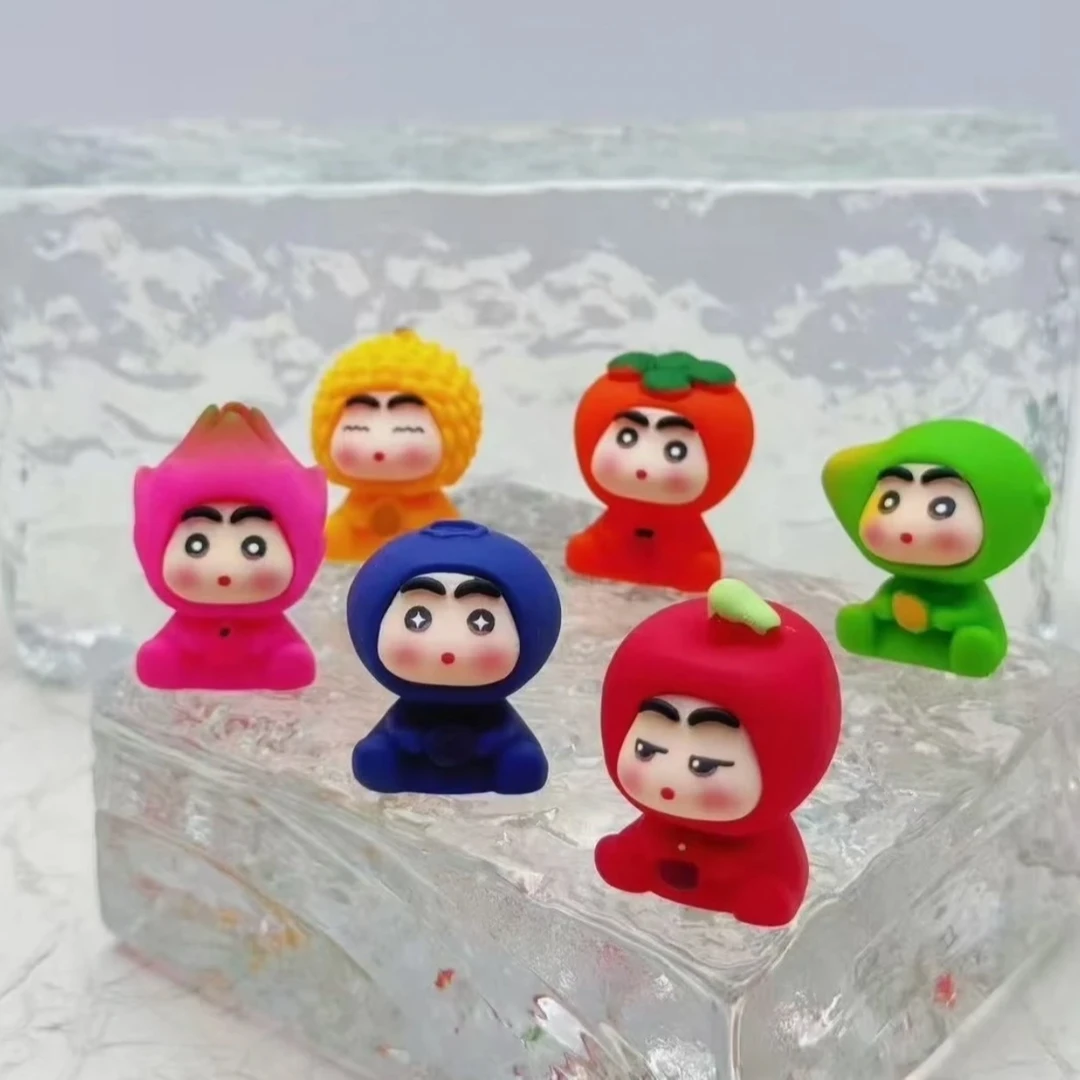 卡通可爱萌粒手感漆水果小新diy饰品配件车载摆件钥匙扣潮玩ins