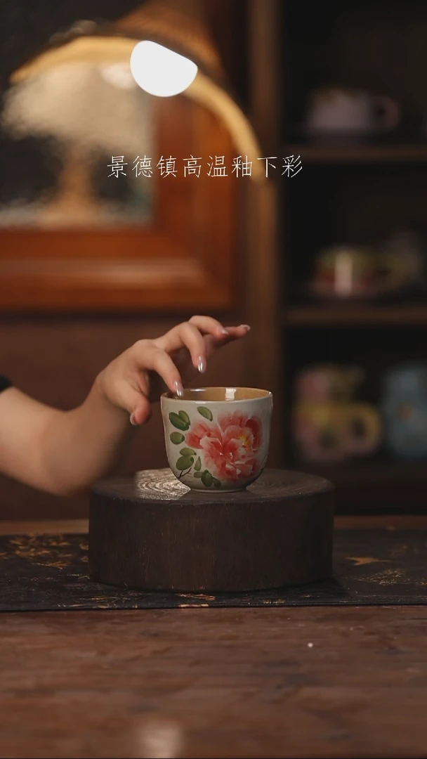 陶瓷景德镇高温釉下手绘陶瓷482