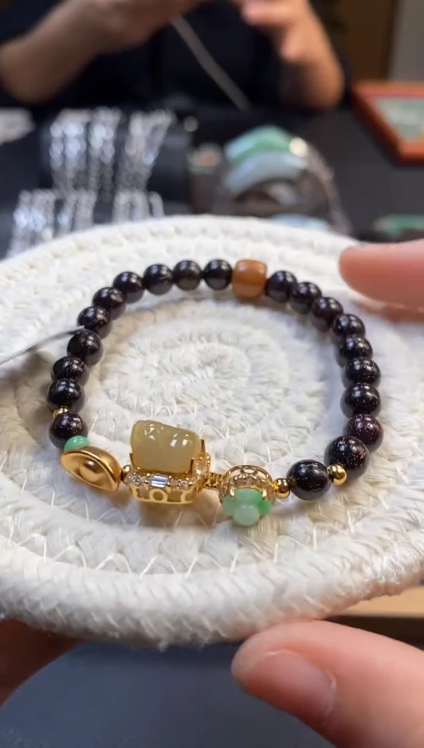 颈饰银S925镶嵌翡翠净货16488