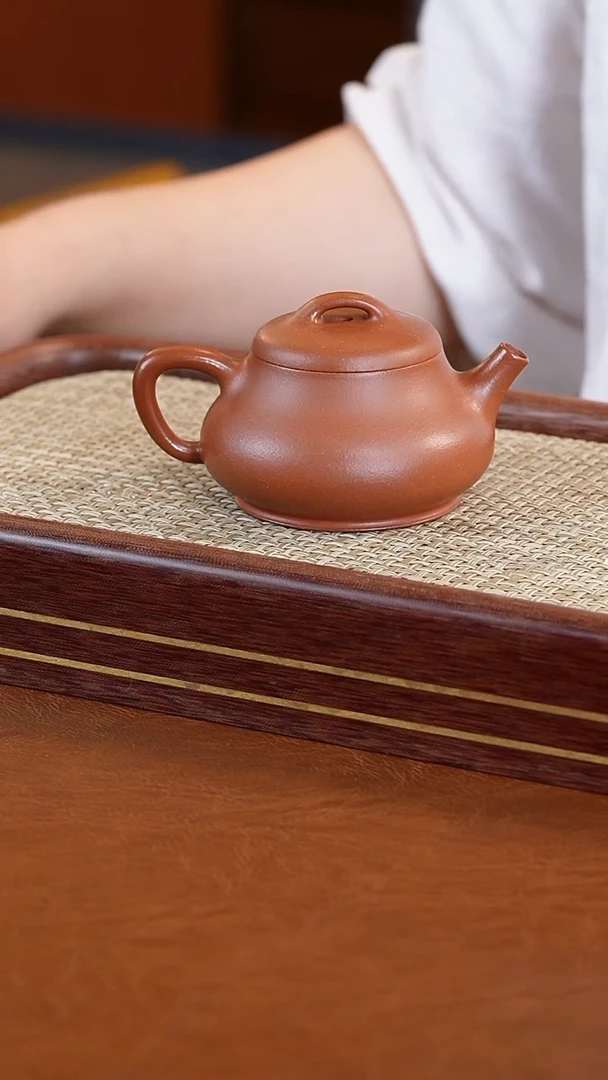 茶壶紫砂李能发沉香泥圆融壶160cc