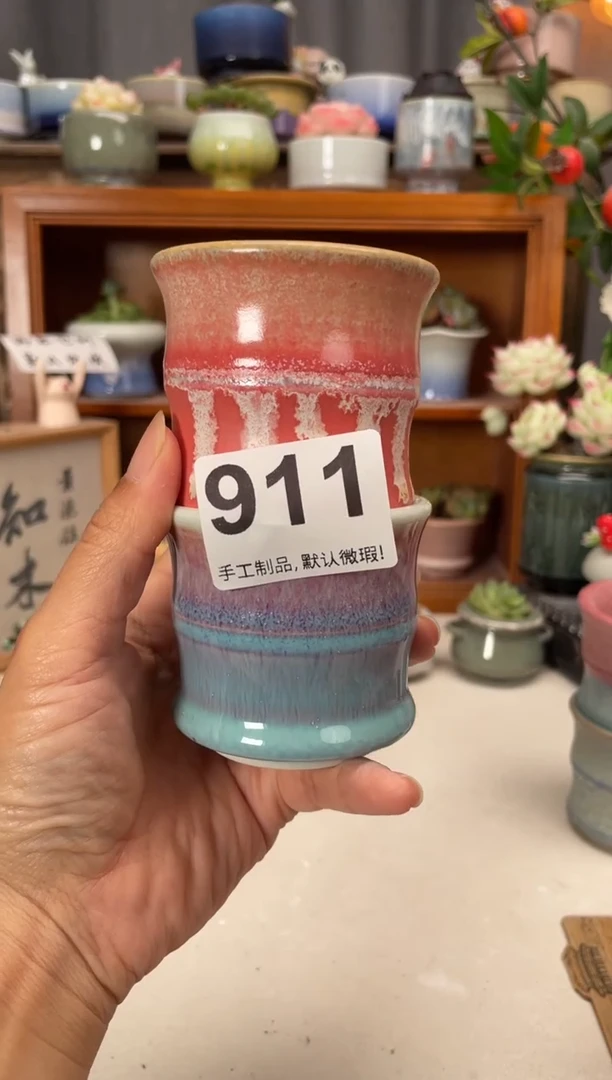 瓷片香*吖911知木小芳花盆