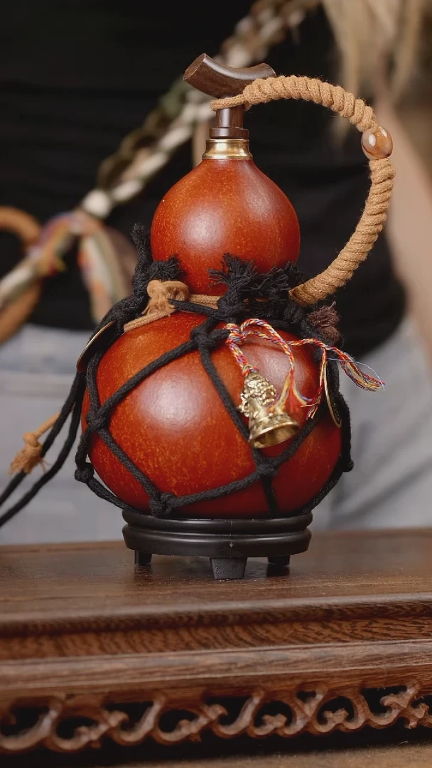 113号精品天然大漆酒葫芦一物一拍~