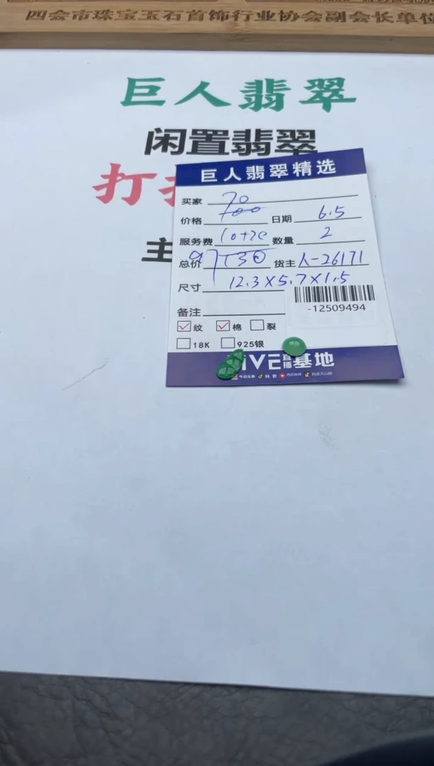 翡翠未镶嵌颈饰多人-12509494