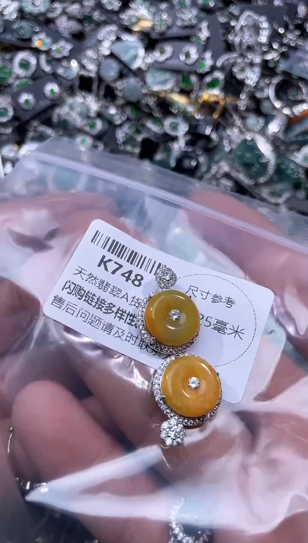 【闪购商品】翡翠颈饰未镶嵌K748多样性发其一