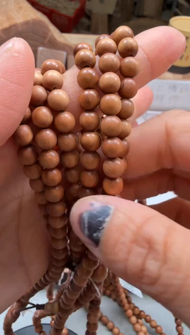 檀香木手串/手链0.6/108颗沉水福利款