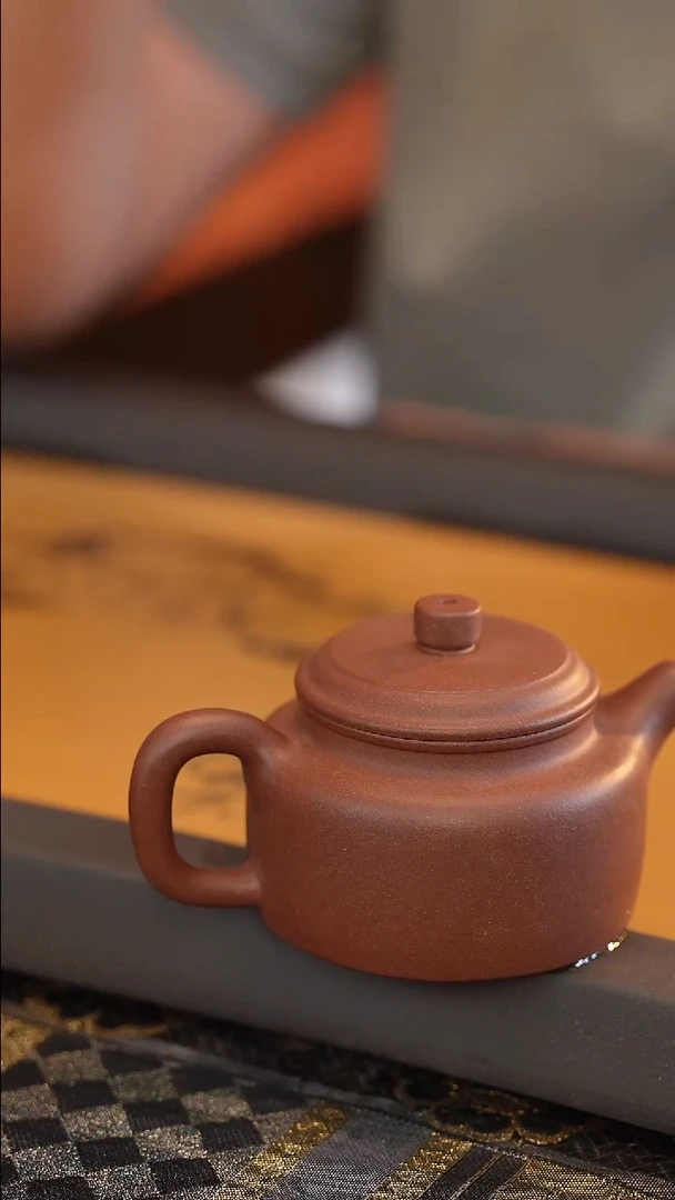 茶壶紫砂德中 紫泥 半手工 150cc