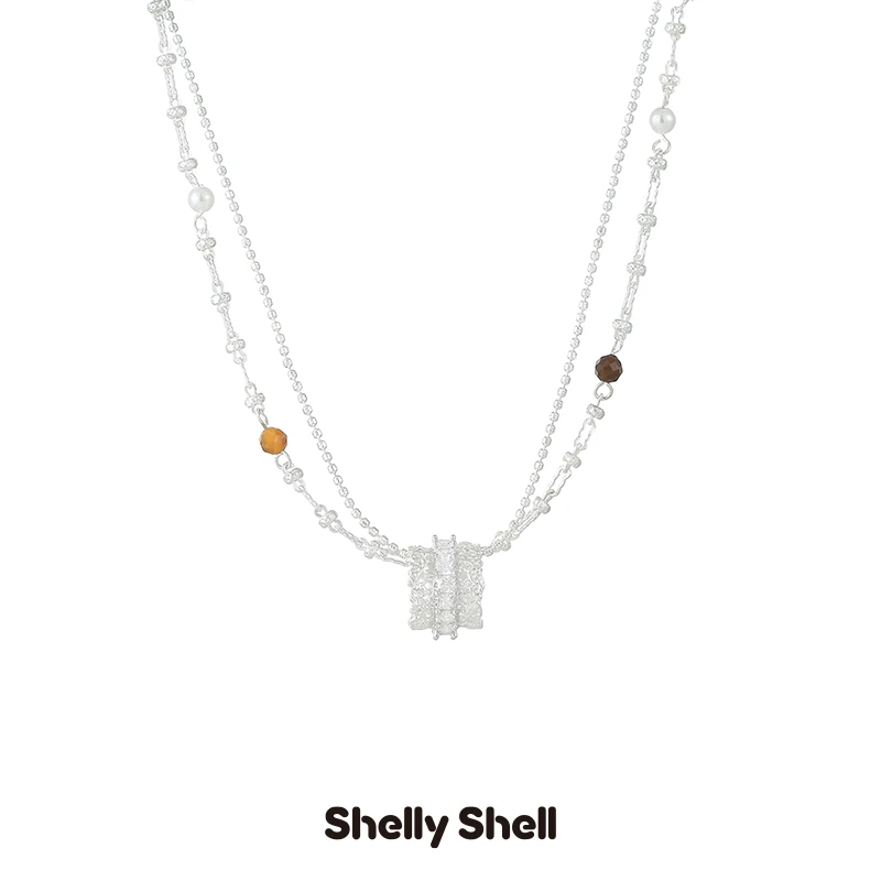 Shelly Shell 铜合金项链 星泊项链 小众设计时尚