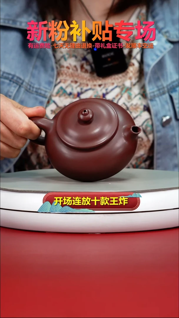 茶壶紫砂李传荣S级龙血砂光素寒江180CC