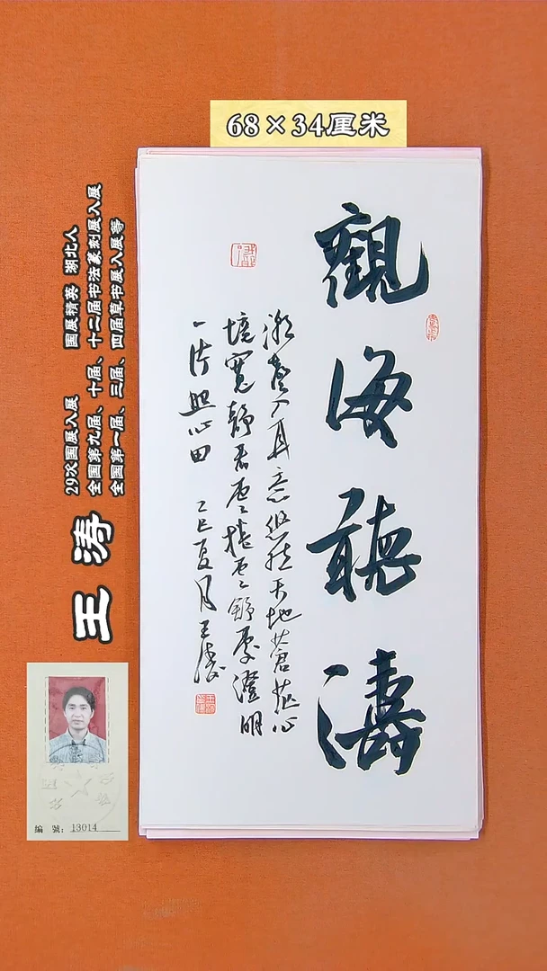 书法24D王涛书法作品