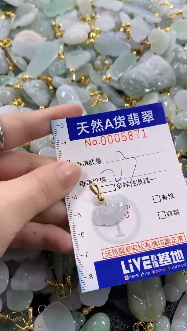 颈饰未镶嵌翡翠天然A货翡翠