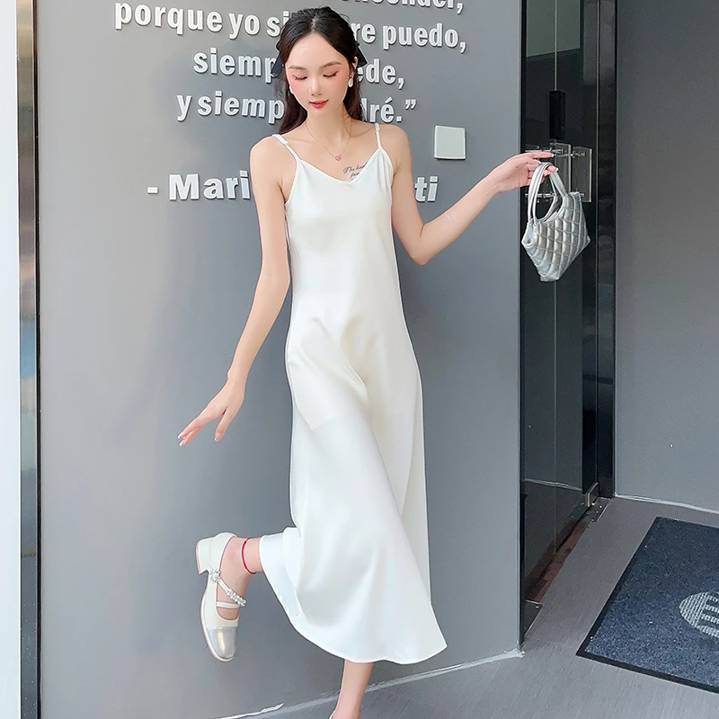 A  JY7002 夏季新款吊带连衣裙气质性感女神