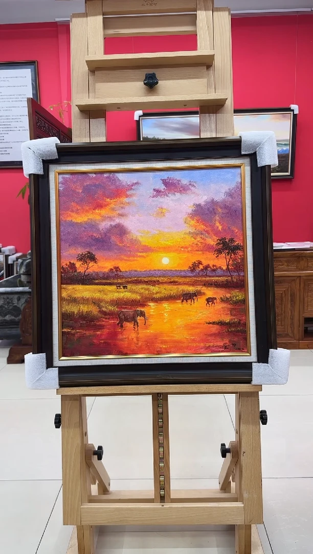 油画54张景坤   油画   50*50