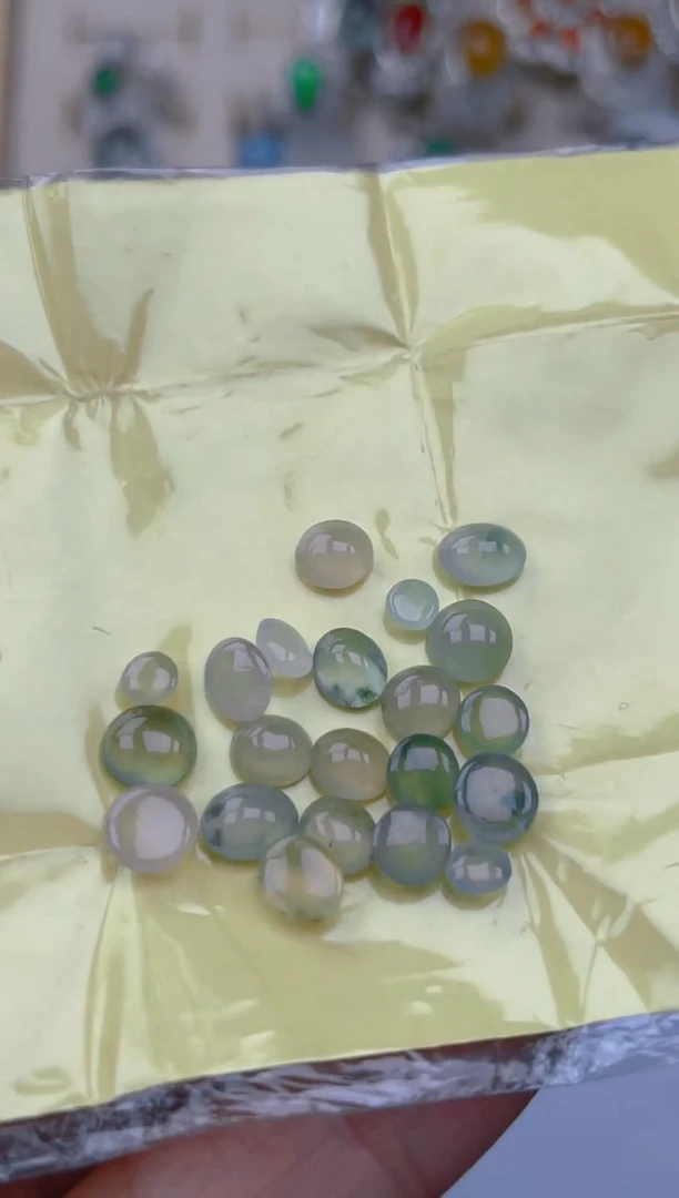 裸石翡翠天然翡翠蛋面22