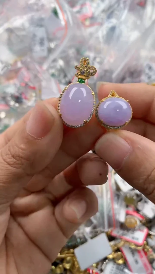 银S925镶嵌戒指翡翠111              7