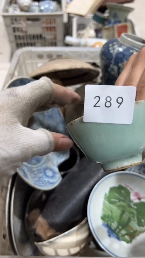 陶瓷漂**钩工艺品摆件0913289
