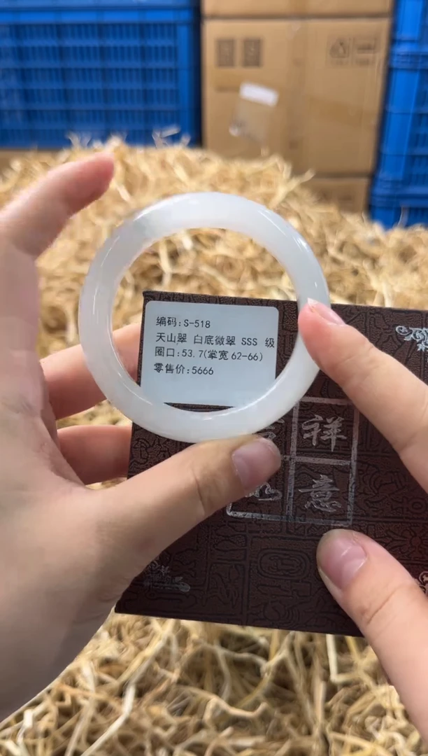 未镶嵌手镯石英质玉S-518