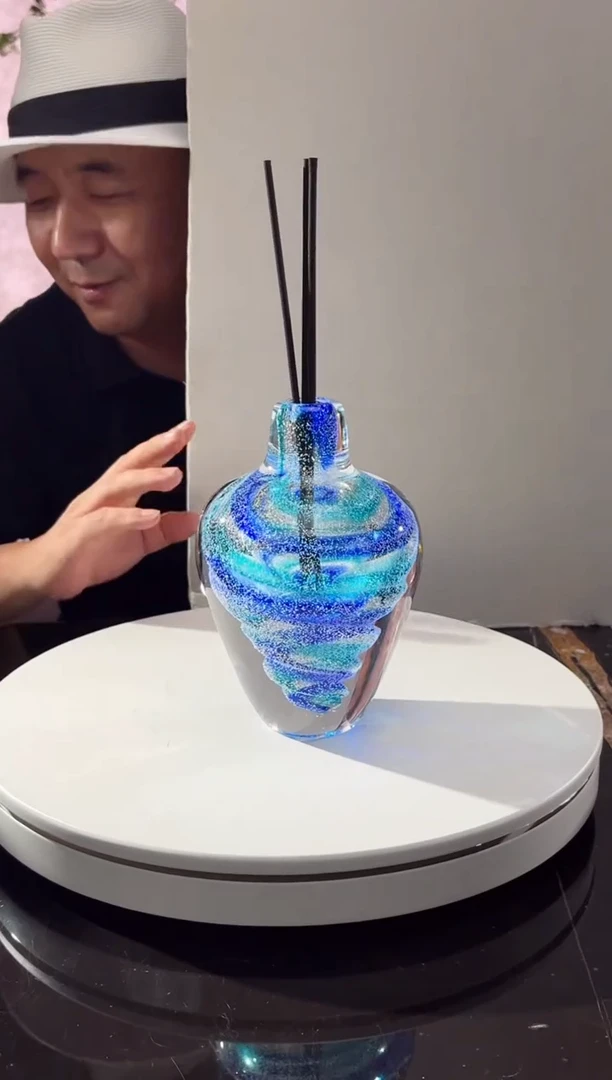 摆件璨石美学蓝色【星空】艺术香薰瓶小花瓶
