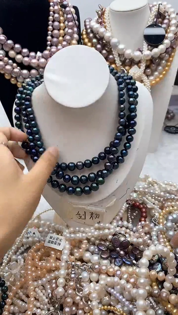 淡水珍珠钛钢颈饰69