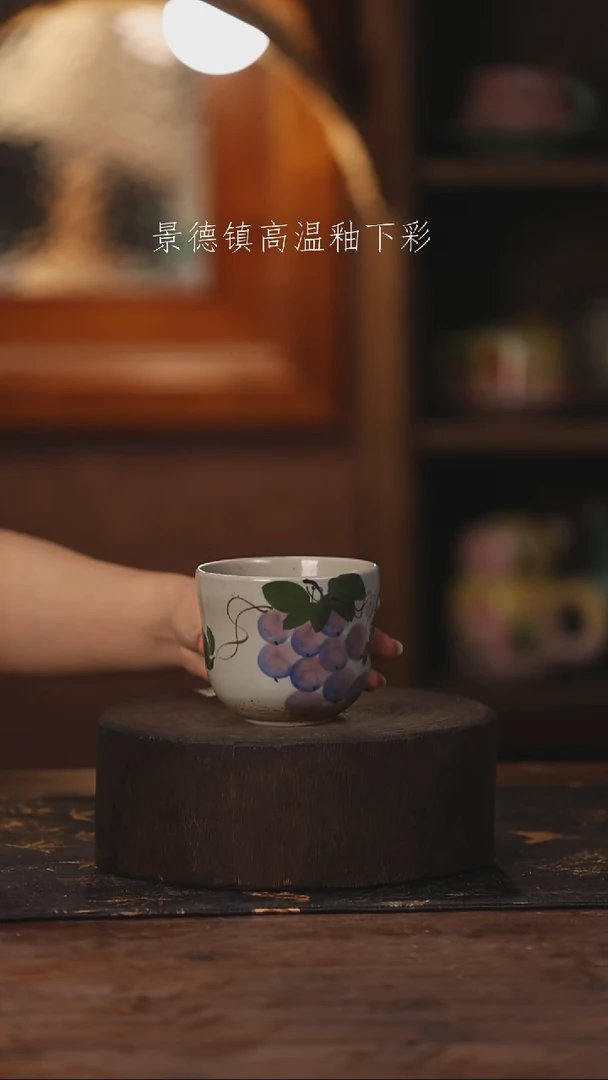 陶瓷景德镇高温釉下手绘陶瓷441