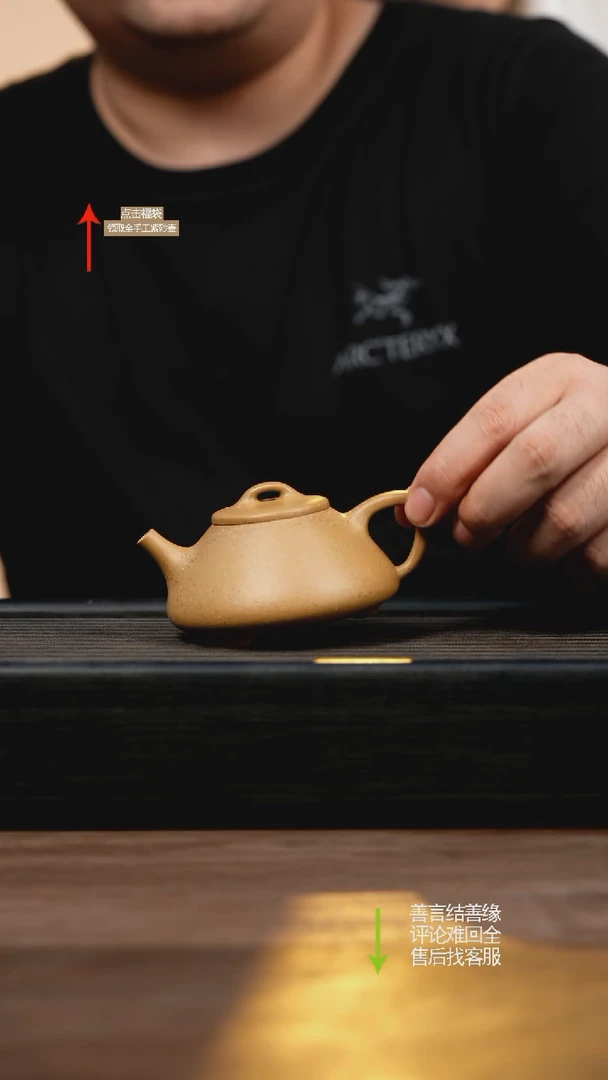 茶壶紫砂CY黄金段子冶