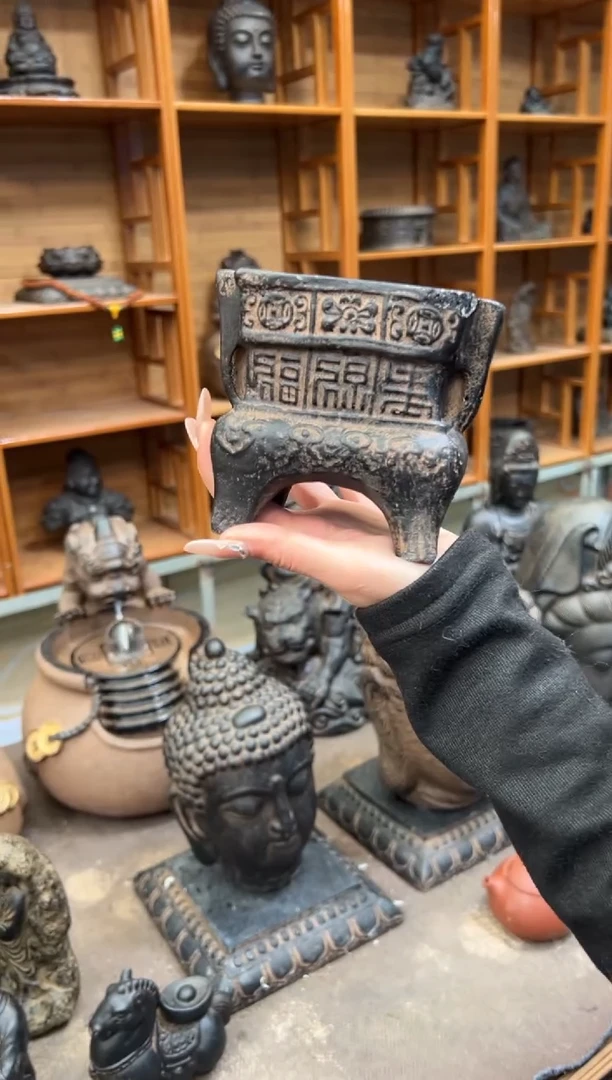 陶土【火山泥】小香炉