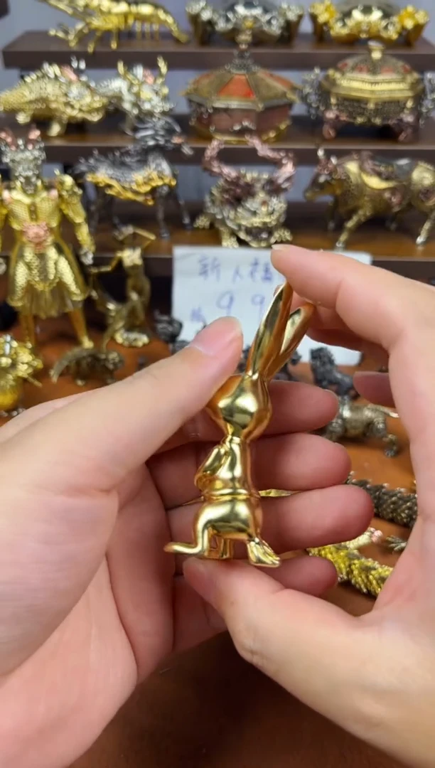 仗剑走天涯黄铜摆件