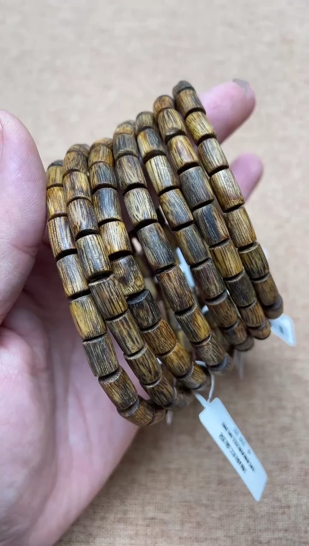 沉香手串红金猊随型单圈多样性发其一