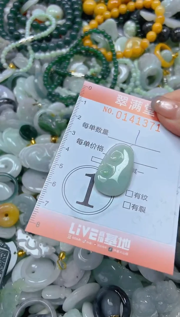 翡翠未镶嵌颈饰闪购0141371