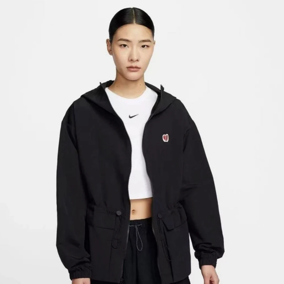 NIKE耐克女子 W NSW TREND WVN JKT GCEL梭织连帽外套HV8727-010