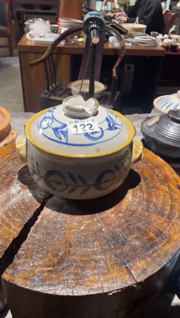 陶土48号链接122日式砂锅1.8升*18高12