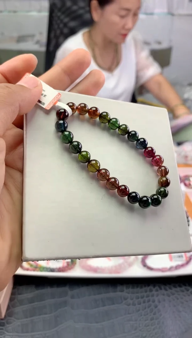 未镶嵌手串碧玺 多样性发一条