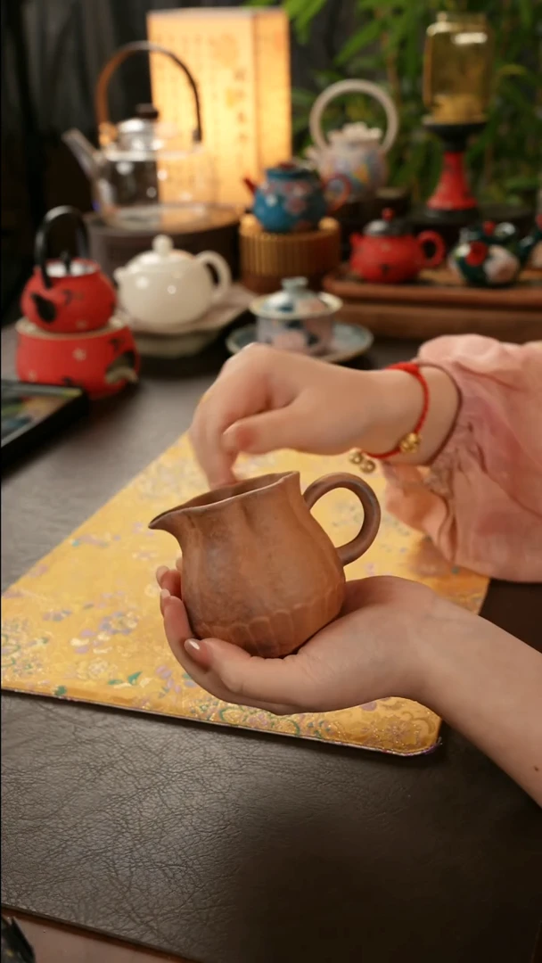 陶瓷茶具粗陶公道杯