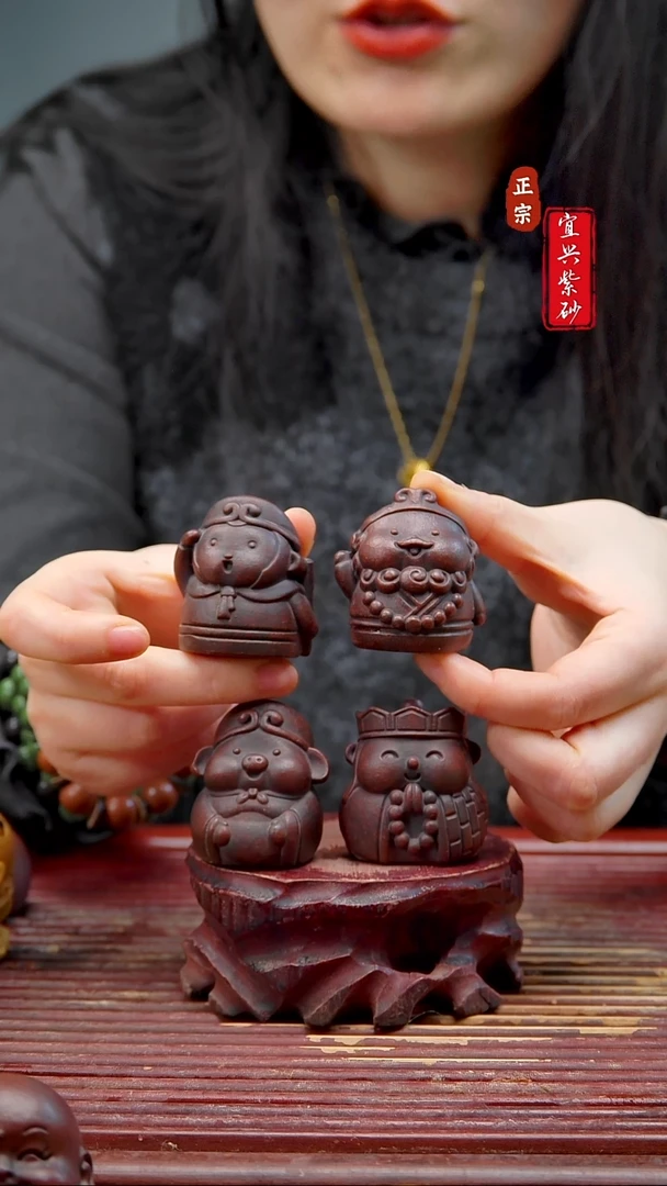 紫砂宜兴紫砂茶宠摆件