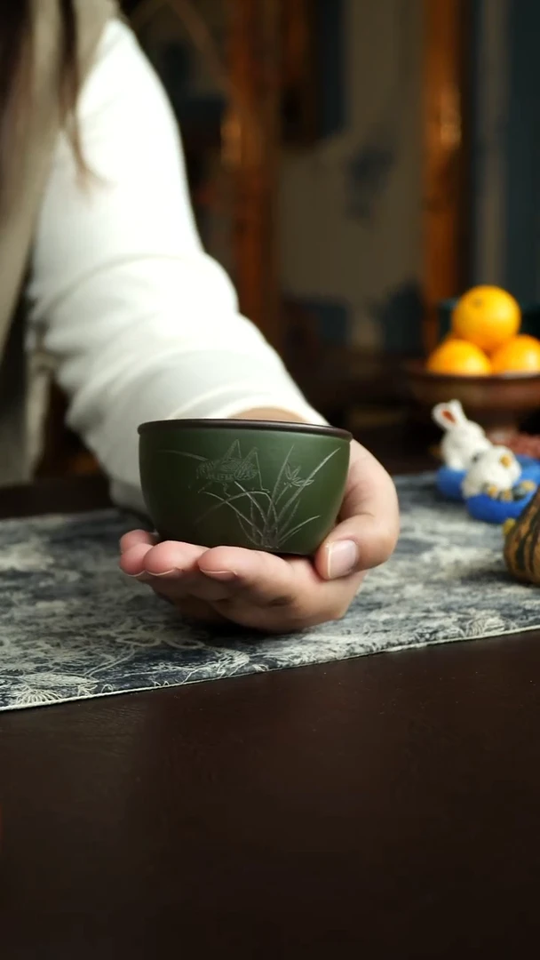 茶杯紫砂13号 特价主人杯  宜兴紫砂原矿作品