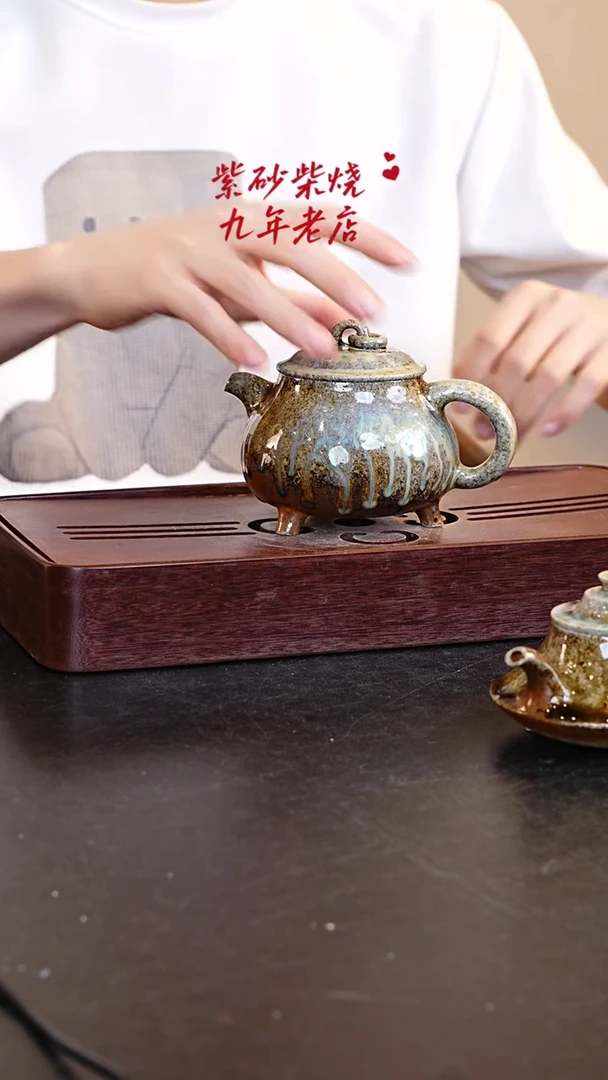 茶壶紫砂宜兴黄龙山原矿紫砂壶