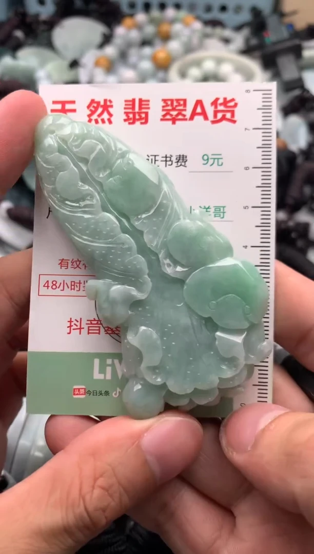 翡翠未镶嵌吊坠(不含链)1