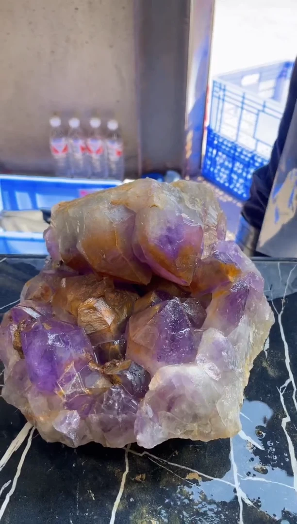 【闪购商品】水晶原石未镶嵌天然紫水晶原石摆件拍9单99发1