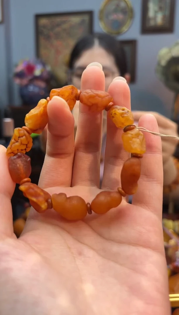 手串琥珀未镶嵌手串
