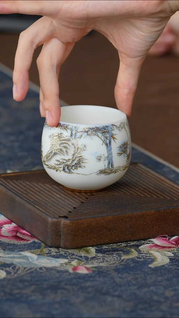 【贵器拾竹罗汉杯】【礼盒装】