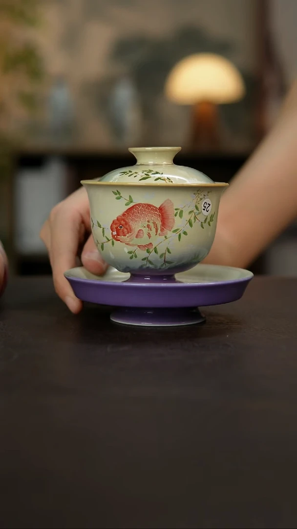 杯景德镇陶瓷杯碗柴烧多人微瑕